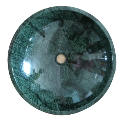Green Italian Marble Stone Wash Basin