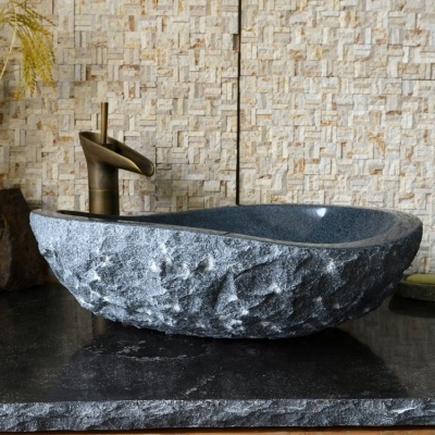 G654 granite Handmade Round Basin
