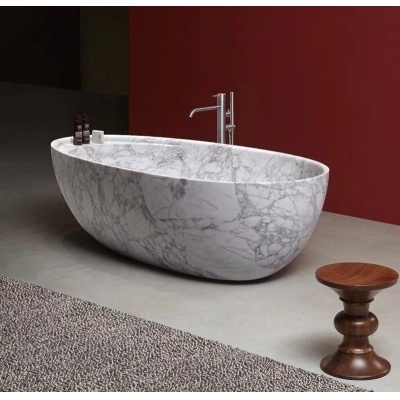  Natural Stone Soaking Bath Tub
