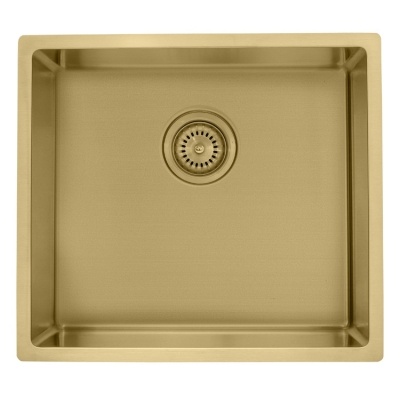 Single bowl undermount gold sink