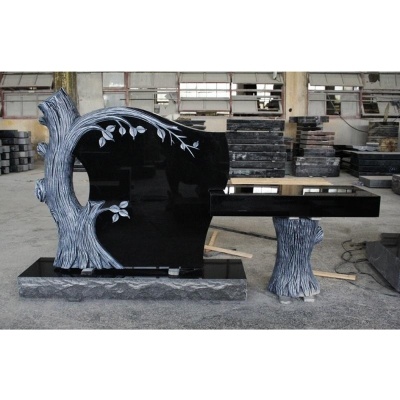 Tree Design Granite Headstone