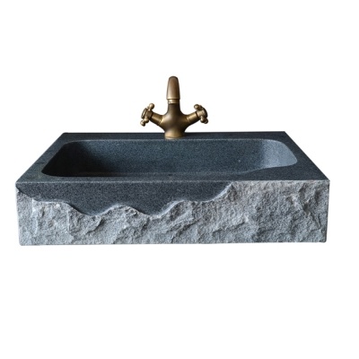 Padang Dark Granite Square Single Basin